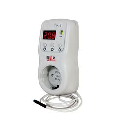 Терморегулятор в розетку ТР-12-1 датчик снизу 10см 3425606120-1 • Купить по низкой цене в интернет-магазине СМЭК