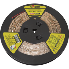 Лента светодиодная NLS-3528WW60-4.8-IP20-12V-R50 4.8Вт/м (уп.50м) Navigator 71246 • Купить по низкой цене в интернет-магазине СМЭК