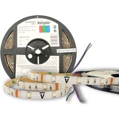 Лента светодиодная NLS-5050RGB30-7.2 IP65 12B R5 7.2Вт/м (уп.5м) Navigator 71428 • Купить по низкой цене в интернет-магазине СМЭК