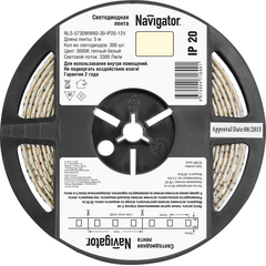 Лента светодиодная NLS-5730WW60-30-IP20-12V 30Вт/м (уп.5м) Navigator 71699 • Купить по низкой цене в интернет-магазине СМЭК