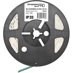 Лента светодиодная NLS-3528RGB60-4.8-IP20-12В-Pro R5 4.8Вт/м (уп.5м) Navigator 71439 • Купить по низкой цене в интернет-магазине СМЭК