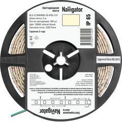 Лента светодиодная NLS-5730WW60-30-IP65-12V R5 30Вт/м (уп.5м) Navigator 71700 • Купить по низкой цене в интернет-магазине СМЭК