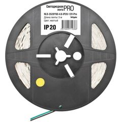 Лента светодиодная NLS-3528Y60-4.8-IP20-12В-Pro R5 4.8Вт/м (уп.5м) Navigator 71438 • Купить по низкой цене в интернет-магазине СМЭК