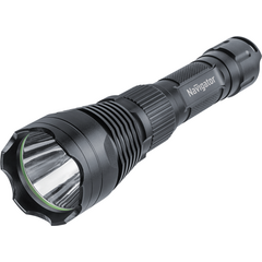 Фонарь NPT-P02-18650 CREE LEDх10Вт. Li-ion 2.4А/ч аллюм. проф. Navigator 61092 • Купить по низкой цене в интернет-магазине СМЭК