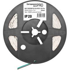 Лента светодиодная NLS-3528CW120-9.6-IP20-12V-Pro R5 9.6Вт/м (уп.5м) Navigator 71705 • Купить по низкой цене в интернет-магазине СМЭК
