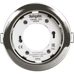 Светильник точечный NGX-R1-003-GX53-PACK10 хром. NAVIGATOR 14141 • Купить по низкой цене в интернет-магазине СМЭК