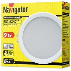 Светильник NDL-P3-9W-840-WH-LED Navigator 14478 • Купить по низкой цене в интернет-магазине СМЭК