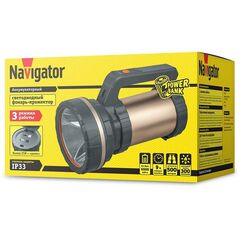 Фонарь-прожектор аккумуляторный NPT-SP26-ACCU 8Вт LED 300лм аккум. 4.3В 6А.ч NAVIGATOR 14671 • Купить по низкой цене в интернет-магазине СМЭК