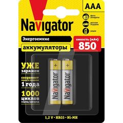 Аккумулятор NHR-850-HR03-RTU-BP2 (блист.2шт) Navigator 94784 • Купить по низкой цене в интернет-магазине СМЭК