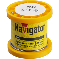 Припой NEM-Pos02-61K-1.5-K100 (ПОС-61; катушка; 1.5мм; 100 г) Navigator 93083 • Купить по низкой цене в интернет-магазине СМЭК