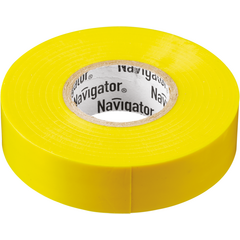 Изолента ПВХ 15мм (рул.20м) желт. NIT-B15-20/Y Navigator 71105 • Купить по низкой цене в интернет-магазине СМЭК