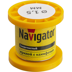 Припой NEM-Pos02-63K-1.5-K50 (ПОС-63; катушка; 1.5мм; 50 г) Navigator 93080 • Купить по низкой цене в интернет-магазине СМЭК
