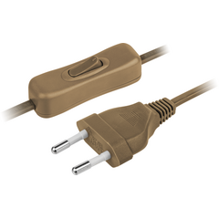 Шнур NPS-FS-170-2х0.5-BR 1.7м с выкл. корич. Navigator 61721 • Купить по низкой цене в интернет-магазине СМЭК