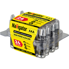 Элемент питания алкалиновый AAA/LR03 NBT-NE-LR03-BOX24 (уп.24шт) Navigator 94787 • Купить по низкой цене в интернет-магазине СМЭК
