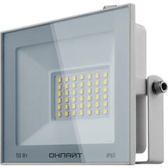 Прожектор светодиодный OFL-50-6K-WH-IP65-LED 50Вт 6000К IP65 4000лм бел. ОНЛАЙТ 90137 • Купить по низкой цене в интернет-магазине СМЭК