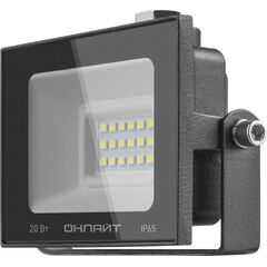 Прожектор светодиодный OFL-20-4K-BL-IP65-LED 20Вт 4000К IP65 1600лм черн. ОНЛАЙТ 61946 • Купить по низкой цене в интернет-магазине СМЭК