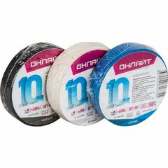 Изолента ПВХ OIT-B15-10/BL черн. ОНЛАЙТ 71674 • Купить по низкой цене в интернет-магазине СМЭК