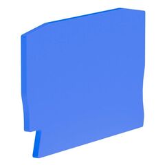 Крышка для клеммы 2 точки подключения на 2.5 кв.мм. син.(уп.25шт) DKC ZEFC201BL • Купить по низкой цене в интернет-магазине СМЭК