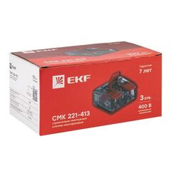 Клемма СМК 221-413 3 отверстия 0.2-4.0кв.мм (уп.100шт) PROxima EKF plc-smk-221-413 • Купить по низкой цене в интернет-магазине СМЭК