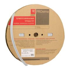 Трубка термоусадочная ТУТ нг 120/60 бел. PROxima (уп.25м) EKF tut-120-w • Купить по низкой цене в интернет-магазине СМЭК