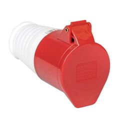 Розетка кабельная 32А 380В 3P+РЕ IP44 (224) EKF ps-224-32-380 • Купить по низкой цене в интернет-магазине СМЭК