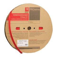 Трубка термоусадочная ТУТ нг 120/60 красн. PROxima (уп.25м) EKF tut-120-r • Купить по низкой цене в интернет-магазине СМЭК