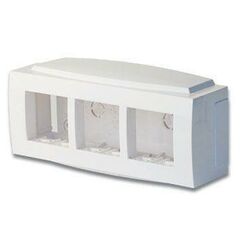 Коробка установочная под BRAVA 6мод. (для кабель-канала 70х22/90х25/TMC) DKC 09221 • Купить по низкой цене в интернет-магазине СМЭК