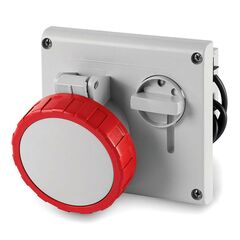 Розетка скрыт. уст. 32А 400В 3P+E IP67 DKC DIS4053286 • Купить по низкой цене в интернет-магазине СМЭК