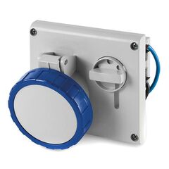 Розетка скрыт. уст. 32А 230В 2P+E IP67 DKC DIS4053283 • Купить по низкой цене в интернет-магазине СМЭК