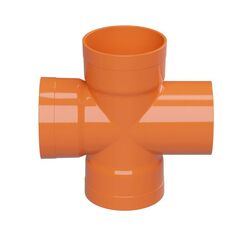 Ответвитель X-образ. для гофр. двустен. труб 90град. d125 DKC 022125 • Купить по низкой цене в интернет-магазине СМЭК
