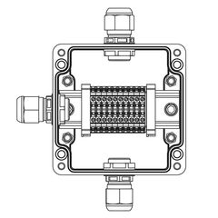 Коробка взрывозащищенная клеммная из полиэстера TBE-P-03-(10xCBC.2)-1xPABMP(A)-1xPABMP(C)-1xPABMP(D)1Ex e IIC Т5 Gb / Ex tb IIICT95град.C Db IP66 DKC  • Купить по низкой цене в интернет-магазине СМЭК