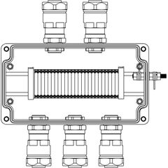 Корпус взрывозащищенный 220х120х90мм 1Ex e IIC T5 Gb IP66 GRP DKC 1231.041.19.01B • Купить по низкой цене в интернет-магазине СМЭК
