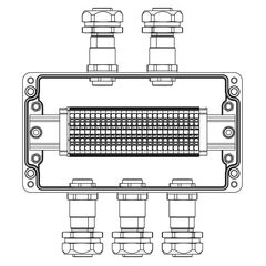 Коробка взрывозащищенная клеммная из полиэстера TBE-P-04-(25xHMM.2)-2xKAEPM2MHK-20(A)-3xKAEPM2MHK-20(C)1Ex e IIC Т5 Gb / Ex tb IIICT95град.C Db IP66/К • Купить по низкой цене в интернет-магазине СМЭК