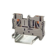 Клемма проходная зажим push-in 2 точки подключения 2.5кв.мм сер. DKC VPR-2.5-GY • Купить по низкой цене в интернет-магазине СМЭК