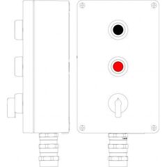 Корпус взрывозащищенный 260х160х90мм 1Ex d e IIC Т4 Gb X / Ex tb IIIB T130град.С Db X IP66 Т4 55град.С алюм. DKC 2201.181.20.00C • Купить по низкой цене в интернет-магазине СМЭК