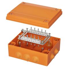 Коробка пластиковая FS с кабельными вводами и клеммниками IP55 240х190х90мм 20р 450V 6A 4кв.мм DKC FSB412004 • Купить по низкой цене в интернет-магазине СМЭК