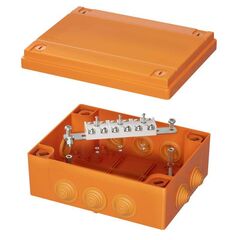 Коробка ответвительная FS с каб. вводами и клеммн. 240х190х90мм 6р 450В 20А 10кв.мм нерж. контакт IP56 пластик. DKC FSK41610 • Купить по низкой цене в интернет-магазине СМЭК