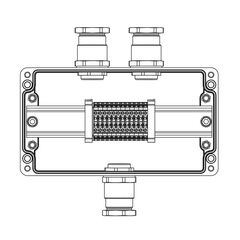 Коробка взрывозащищенная клеммная из полиэстера TBE-P-04-(12xCBC.2)-2xKH3MHK(A)-1xKH3MHK(C)1Ex e IIC Т5 Gb / Ex tb IIIC T95град.C DbIP66/КЗ DKC 1231.0 • Купить по низкой цене в интернет-магазине СМЭК