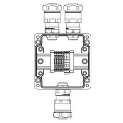 Корпус взрывозащищенный 120х120х90мм 1Ex e IIC T5 Gb IP66Ex tb IIIB T95град.С Db GRP DKC 1231.031.19.02Y • Купить по низкой цене в интернет-магазине СМЭК
