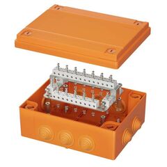Коробка пластиковая FS с кабельными вводами и клеммниками IP55 240х190х90мм 40р 450V 6A 4кв.мм DKC FSB414004 • Купить по низкой цене в интернет-магазине СМЭК