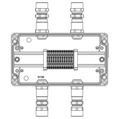 Коробка взрывозащищенная клеммная из алюминия TBE-A-14-(12xCBC.2)-2xKA2MHK(A)-2xKA2MHK(C)1Ex e IIC Т5 Gb / Ex tb IIIC T95град.C Db IP66 DKC 1201.141.2 • Купить по низкой цене в интернет-магазине СМЭК
