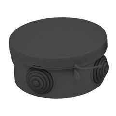 Коробка распаячная КМР-040-039 с крышкой 85х40 4 мембранных ввода IP54 черн. EKF plc-kmr-040-039-b • Купить по низкой цене в интернет-магазине СМЭК