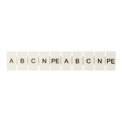 Маркеры для JXB-ST 1.5 с символами "A. B. C. N. PE" (уп.100шт) PROxima EKF zb-st-1.5-A-PE • Купить по низкой цене в интернет-магазине СМЭК