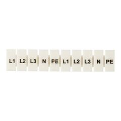 Маркеры для JXB-ST 2.5 с символами "L1. L2. L3. N. PE" (уп.100шт) PROxima EKF zb-st-2.5-L-1-3 • Купить по низкой цене в интернет-магазине СМЭК