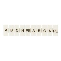 Маркеры для JXB-ST 4 с символами "A. B. C. N. PE" (уп.100шт) PROxima EKF zb-st-4-A-PE • Купить по низкой цене в интернет-магазине СМЭК