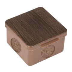 Коробка распаячная КМР-030-037 пылевлагозащ. 65х65х50 без мембранных вводов темн. дерево EKF plc-kmr-030-037-t • Купить по низкой цене в интернет-магазине СМЭК