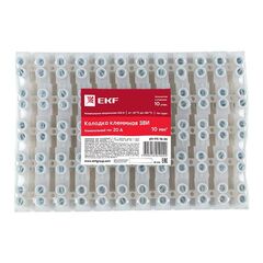Колодка клеммная полистирол 16мм 30А EKF plc-KK-16-30 • Купить по низкой цене в интернет-магазине СМЭК