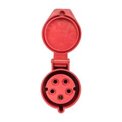 Розетка кабельная 16А 380В 3P+РЕ+N IP44 (215) EKF ps-215-16-380 • Купить по низкой цене в интернет-магазине СМЭК