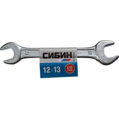 Рожковый гаечный ключ СИБИН 12 x 13 мм 27014-12-13 • Купить по низкой цене в интернет-магазине СМЭК