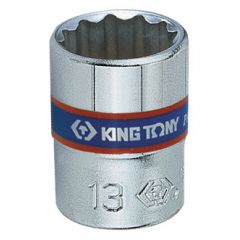 KING TONY Головка торцевая стандартная двенадцатигранная 1/4", 14 мм • Купить по низкой цене в интернет-магазине СМЭК
